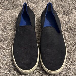 Rothy’s black slip on sneakers
